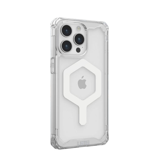 UAG Urban Armor Gear Plyo MagSafe Case | Apple iPhone 15 Pro Max | ice (transparent)/weiß