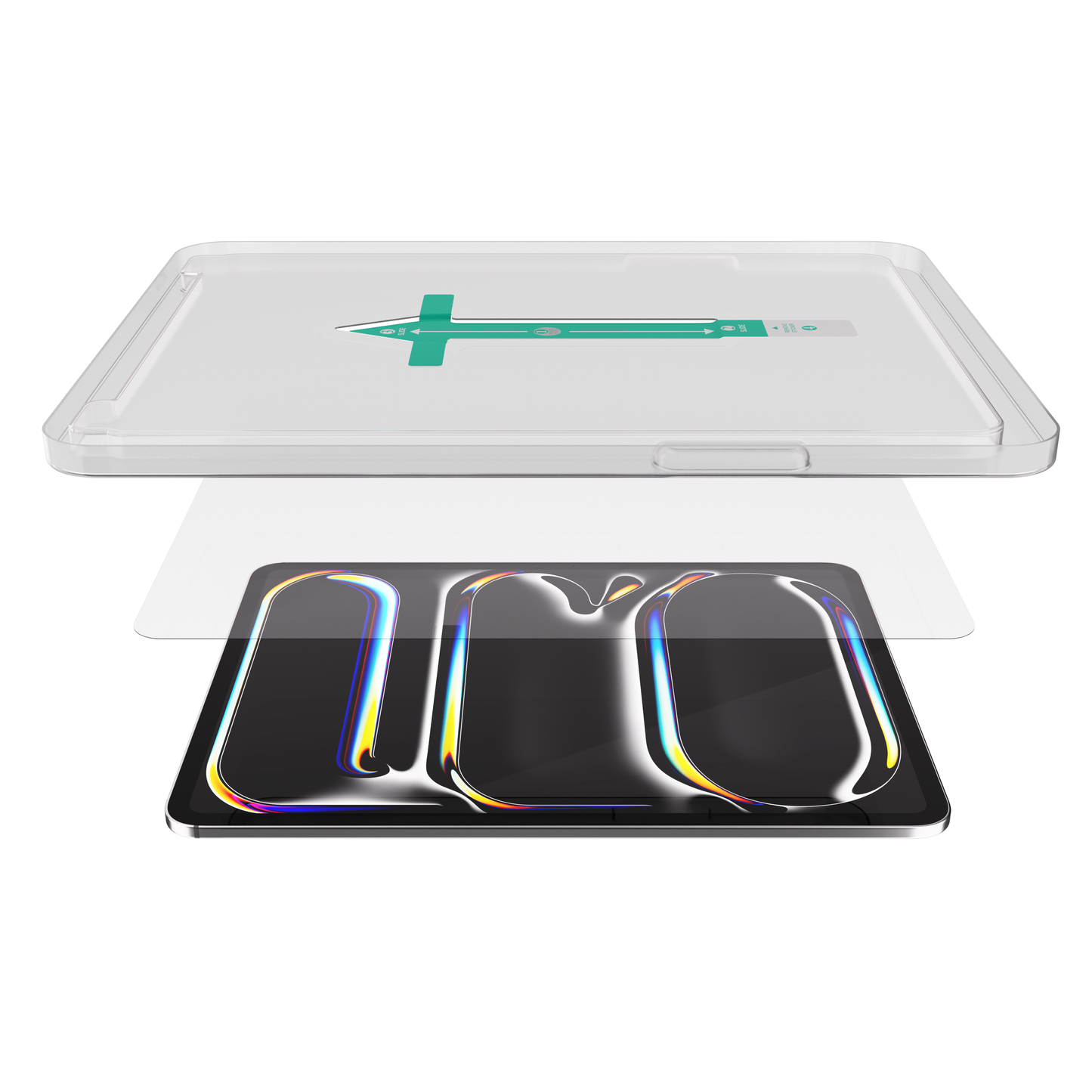 NEXT.ONE iPad Schutzglas mit Anbringhilfe - iPad Pro 11" M4