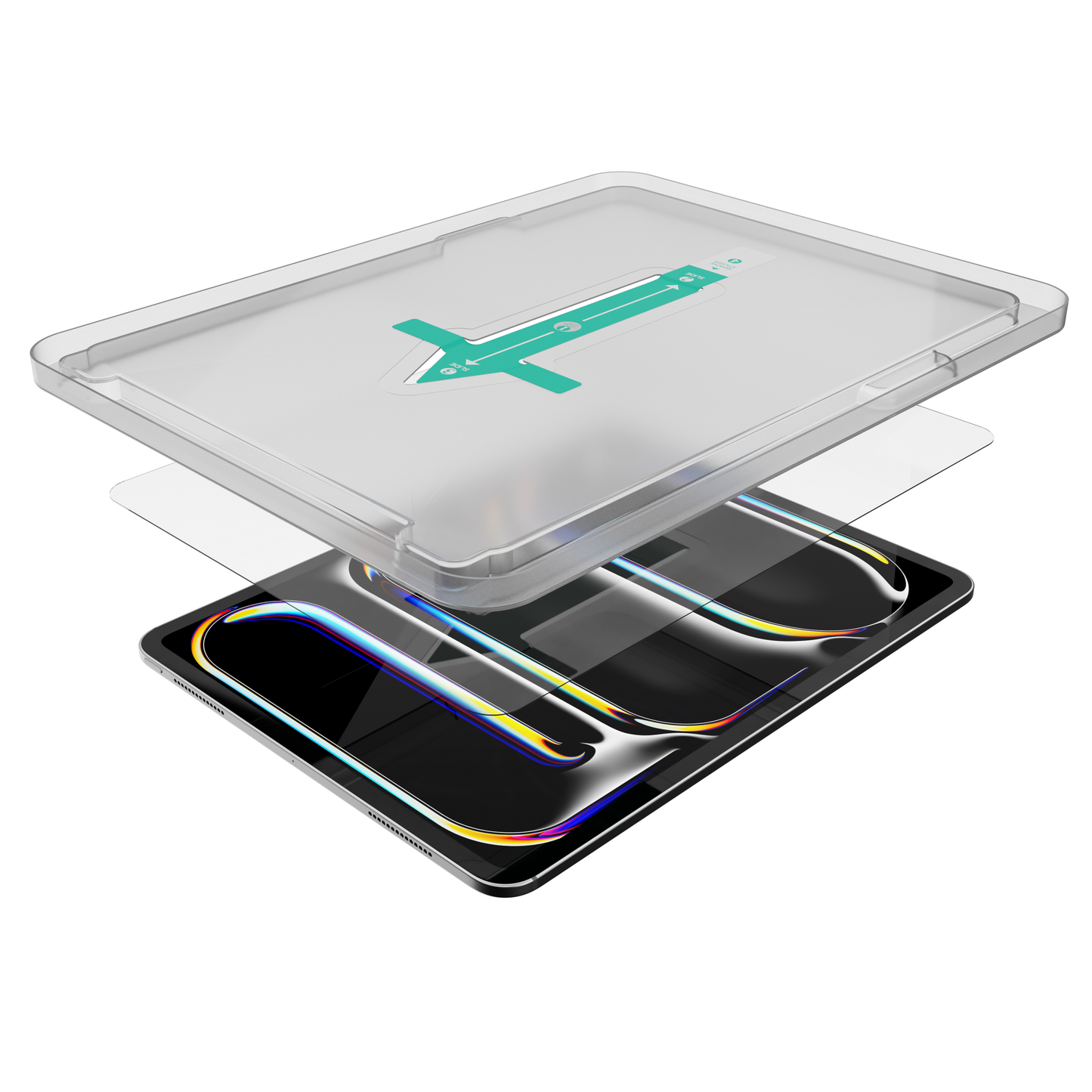 NEXT.ONE iPad Schutzglas mit Anbringhilfe - iPad Pro 11" M4