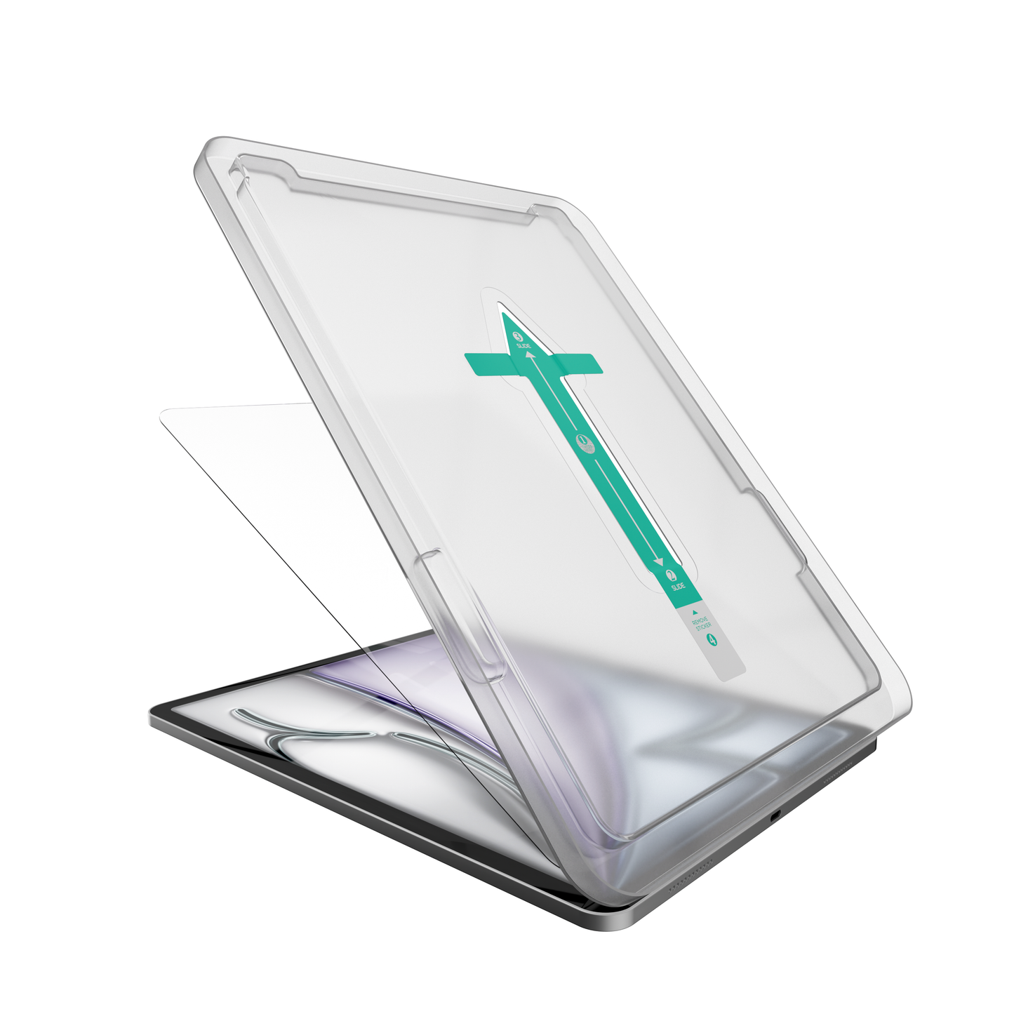 NEXT.ONE iPad Schutzglas mit Anbringhilfe - iPad Air 13" M2