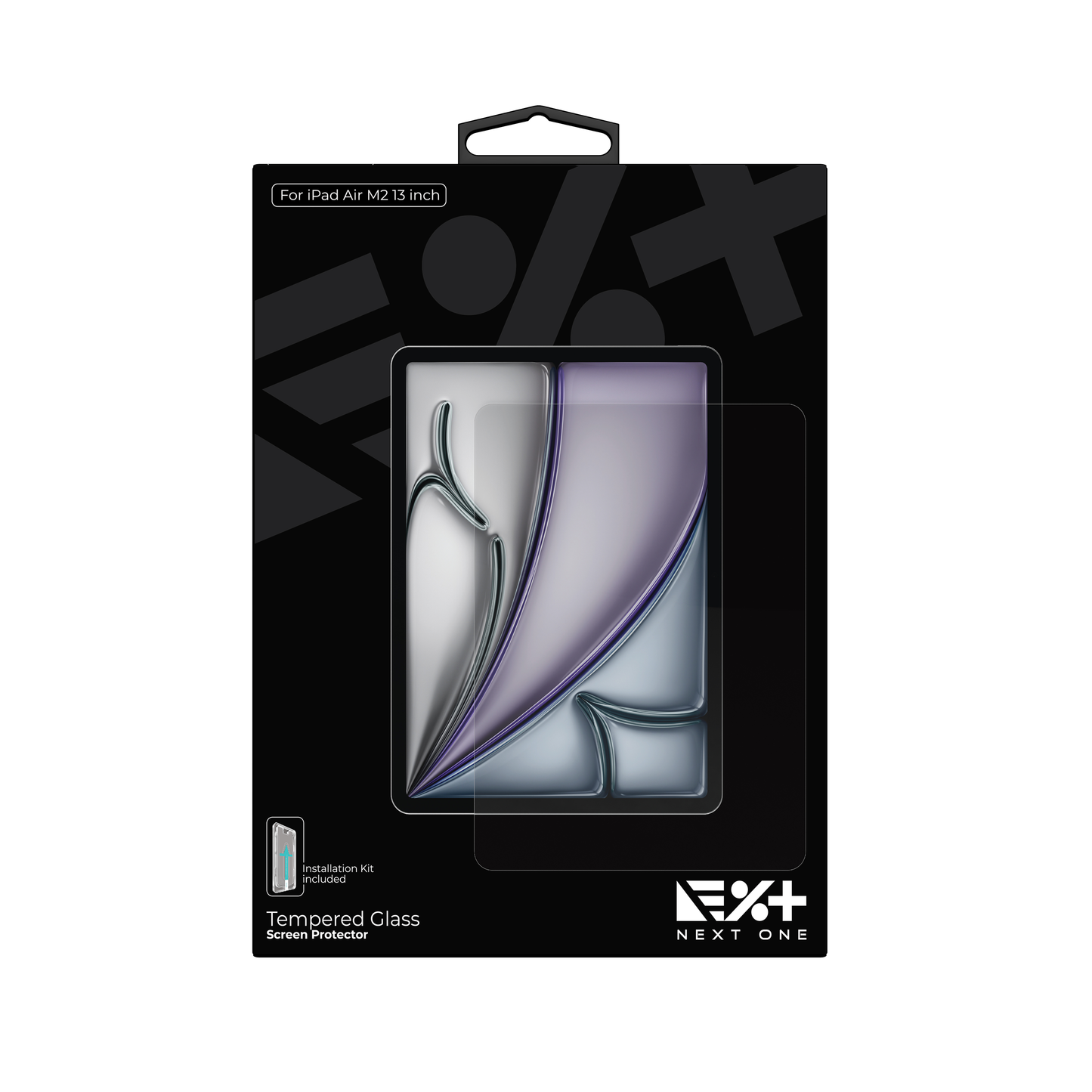 NEXT.ONE iPad Schutzglas mit Anbringhilfe - iPad Air 13" M2