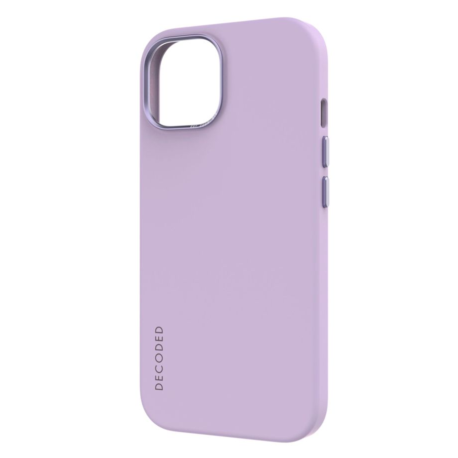 Decoded - AntiMicrobial Silicone Backcover | iPhone 15 - Lavender