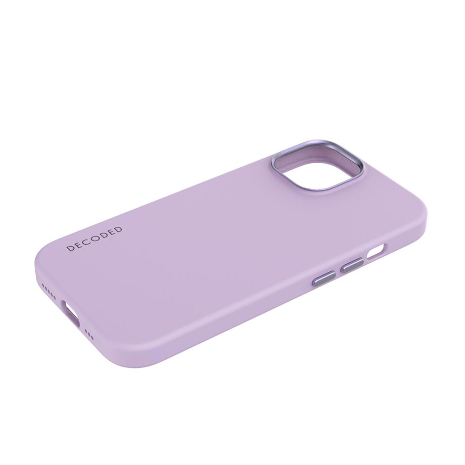 Decoded - AntiMicrobial Silicone Backcover | iPhone 15 - Lavender