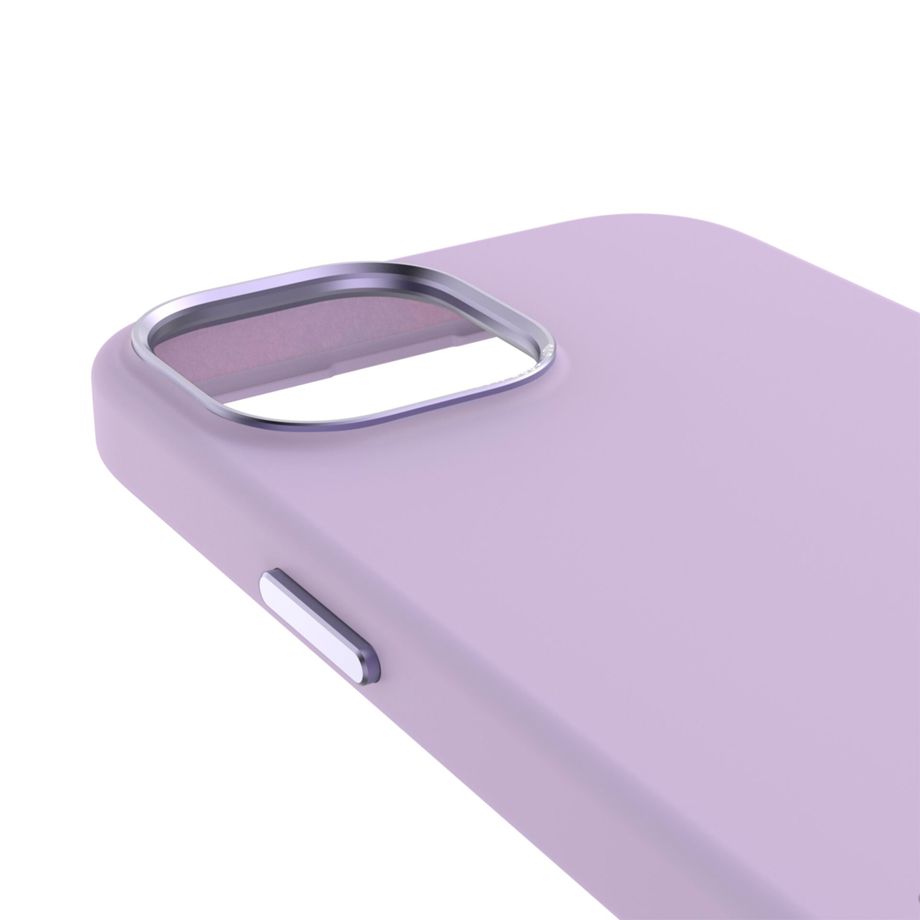 Decoded - AntiMicrobial Silicone Backcover | iPhone 15 - Lavender