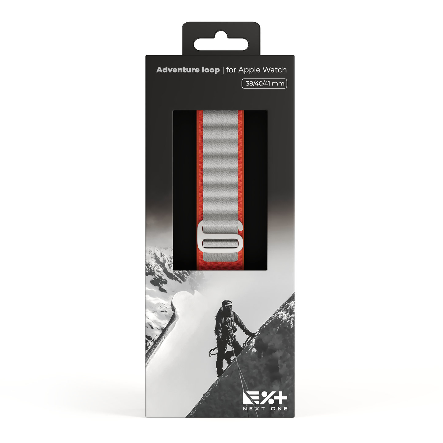 NEXT.ONE Adventure Loop für Apple Watch 38/40/41mm | Orange-Grey