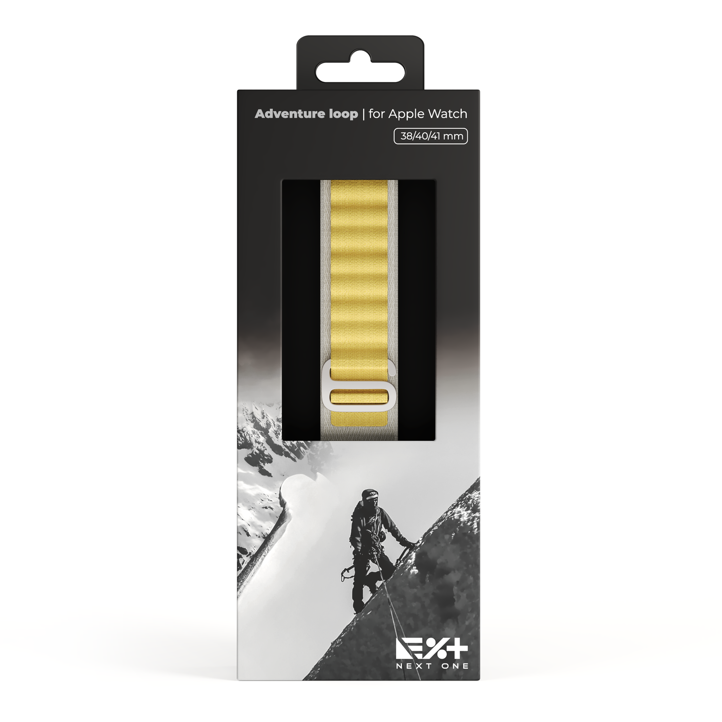 NEXT.ONE Adventure Loop für Apple Watch 38/40/41mm | White-Yellow