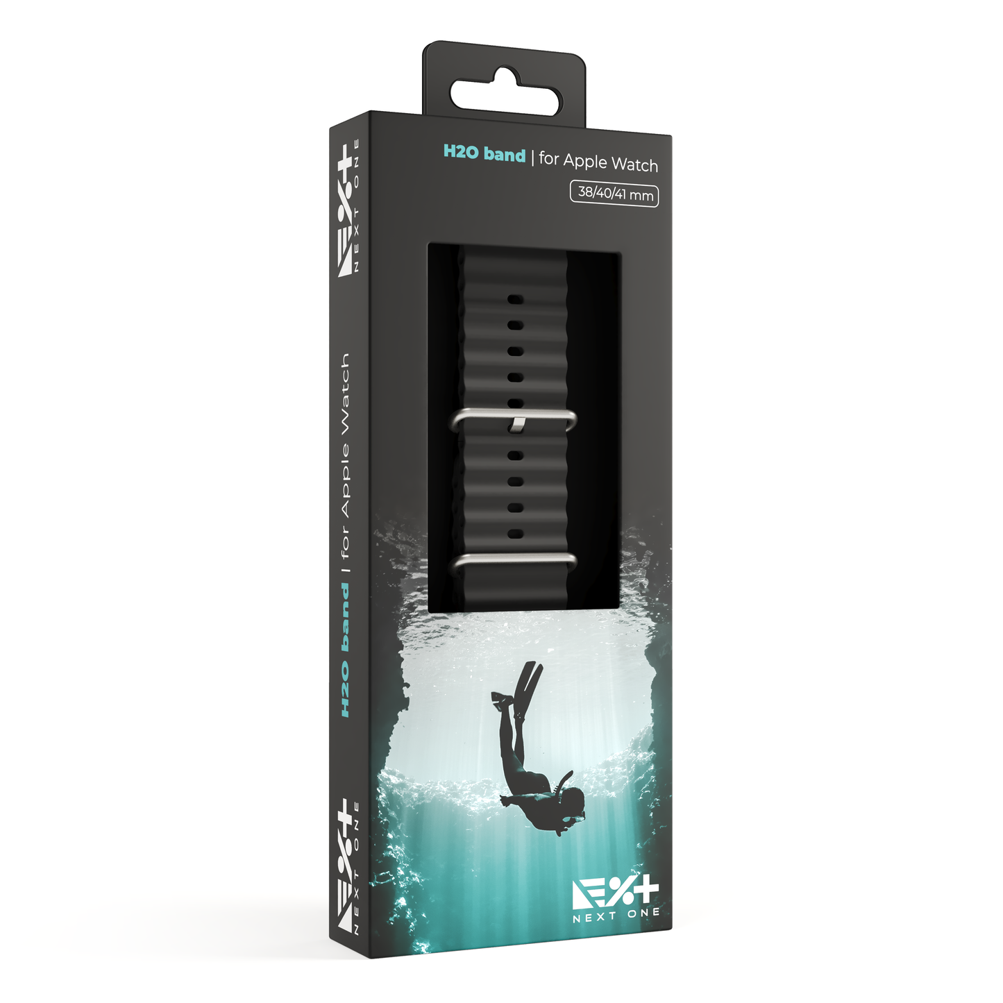 NEXT.ONE H2O Band für Apple Watch 38/40/41mm | Black