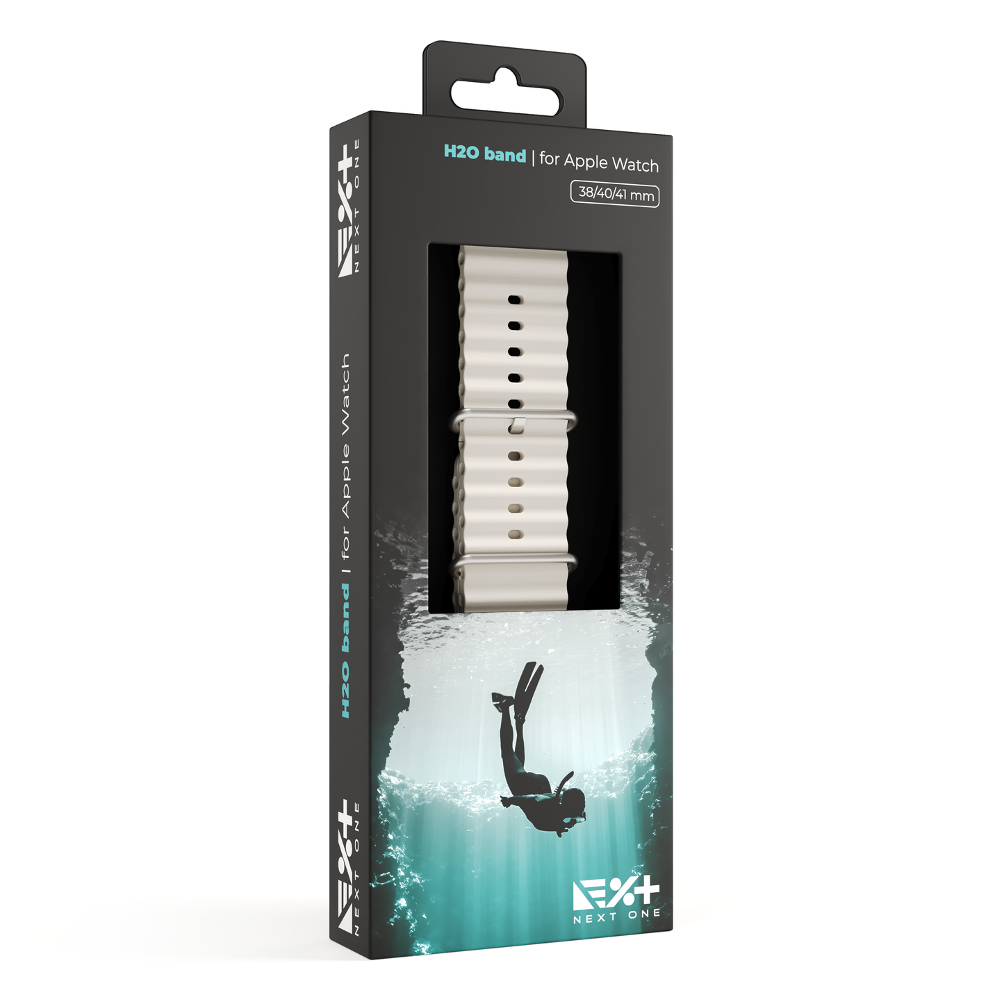 NEXT.ONE H2O Band für Apple Watch 38/40/41mm | Starlight