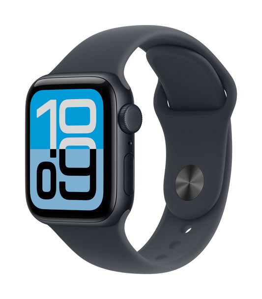 Apple Watch SE 3 GPS + Cellular 40mm Mitternacht Aluminium Case mit Mitternacht Sportarmband - M/L