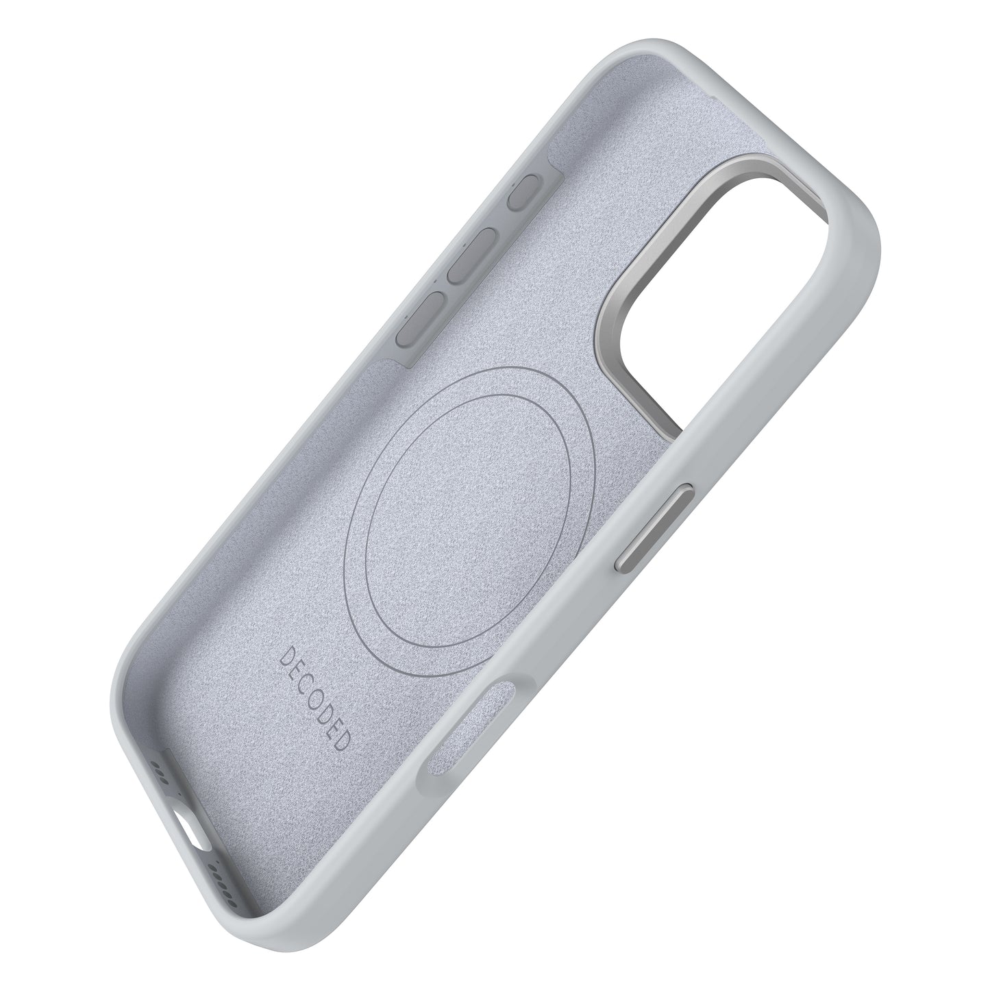 Decoded AntiMicrobial Silicone Backcover iPhone 16 Pro Clay