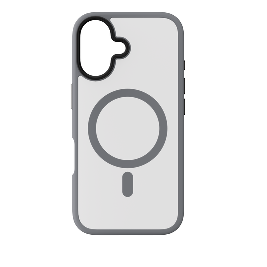 NEXT ONE Grey Mist Shield Case for iPhone 16 | MagSafe