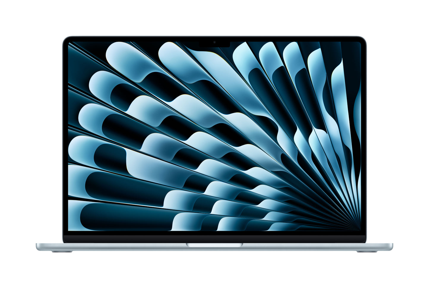 MacBook Air 15" mit M4 Chip, 10-Core CPU und 10-Core GPU, 16GB, 256GB SSD, himmelblau