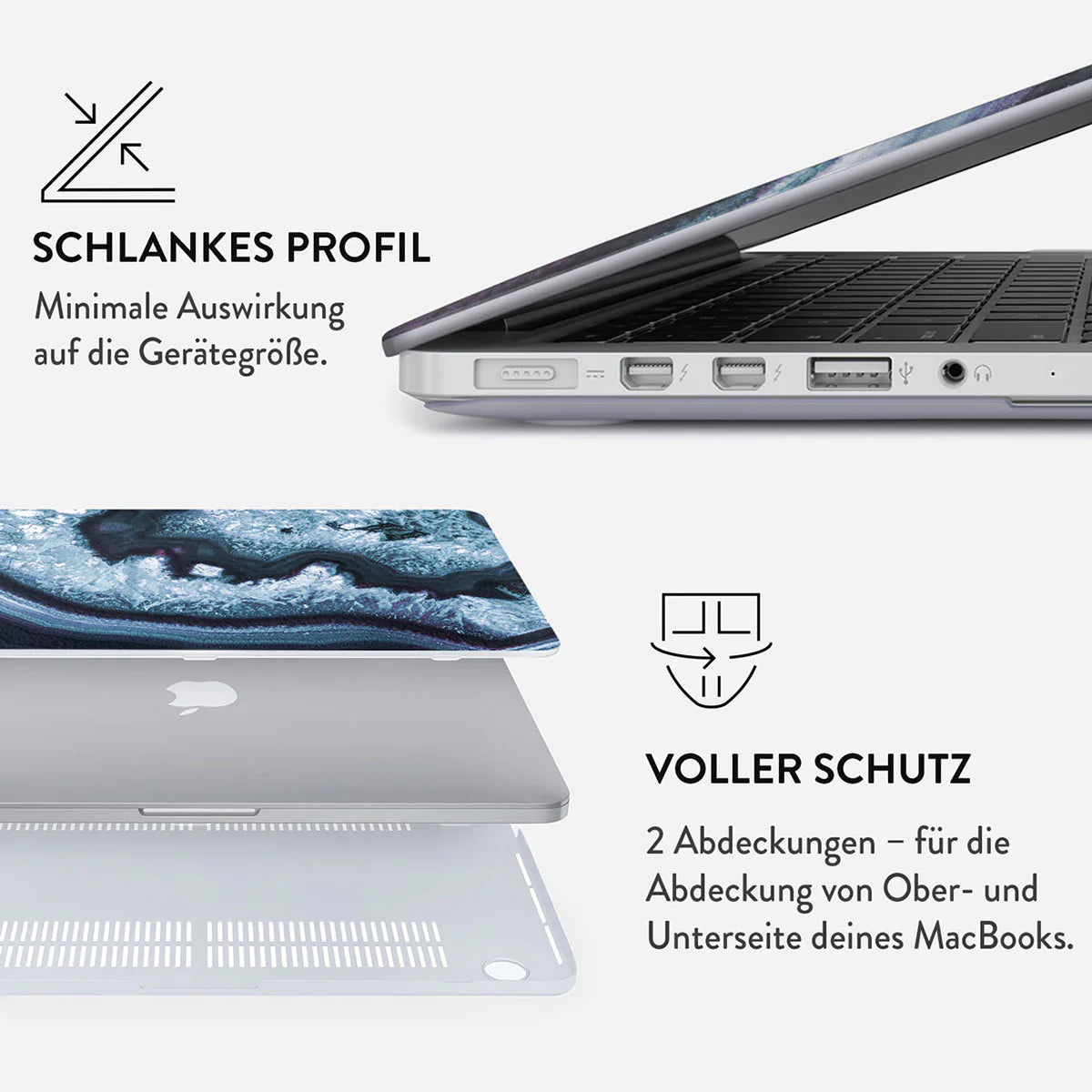 BURGA Frozen Lake Case for MacBook