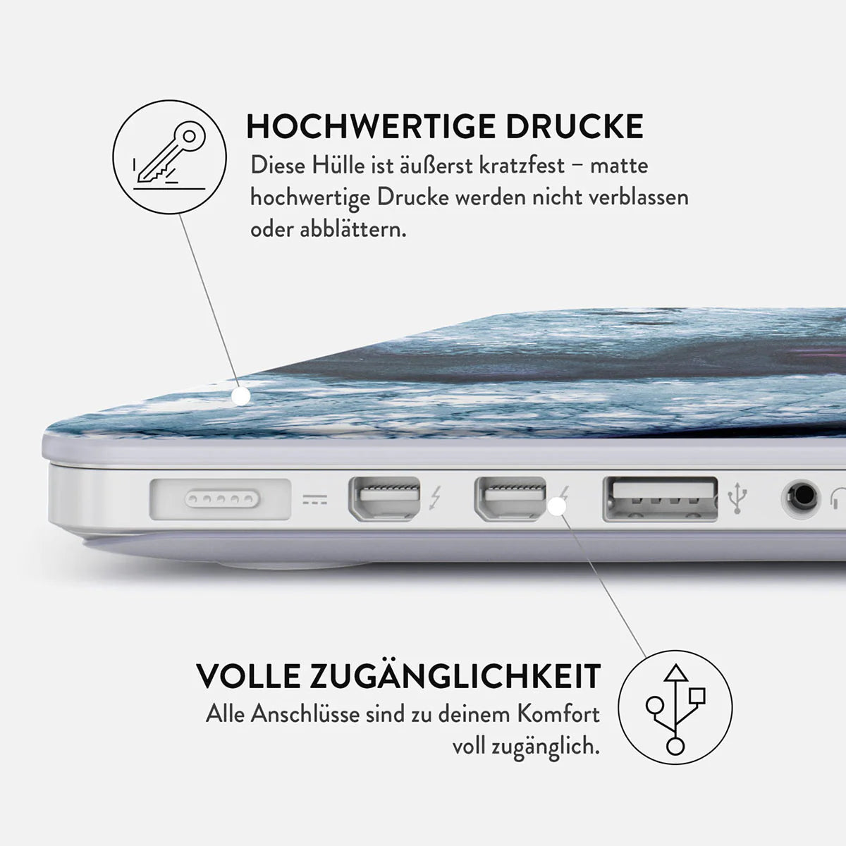BURGA Frozen Lake Case for MacBook