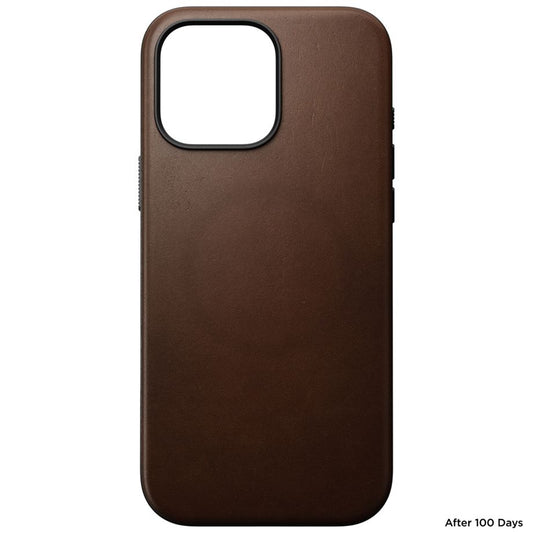 Nomad Modern Leather Case iPhone 16 Pro Max Brown