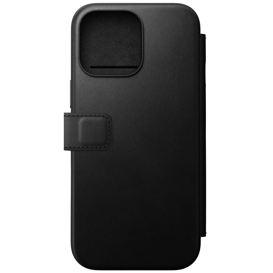 Nomad Modern Leather Folio iPhone 16 Pro Max Black
