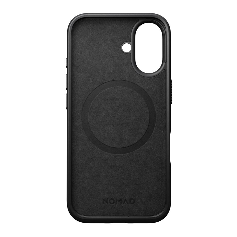 Nomad Modern Leather Case iPhone 16 Black