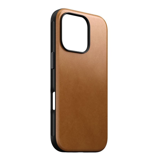 Nomad Modern Leather Case iPhone 16 Pro English Tan
