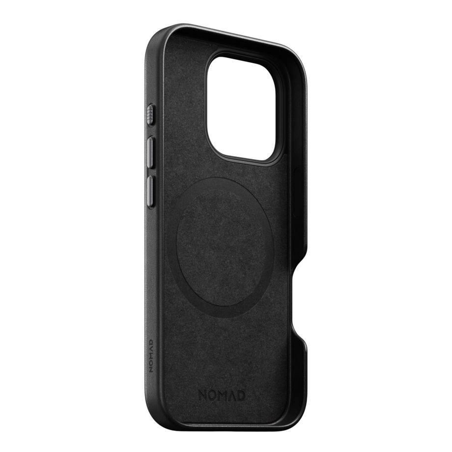 Nomad Traditional Leather Case iPhone 16 Pro Black