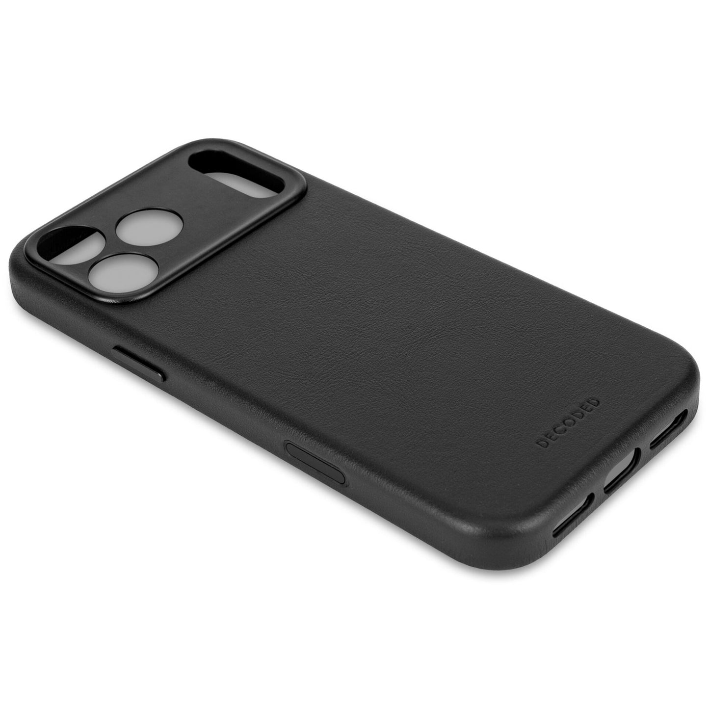 Decoded Leather Backcover iPhone 17 Pro Max Black