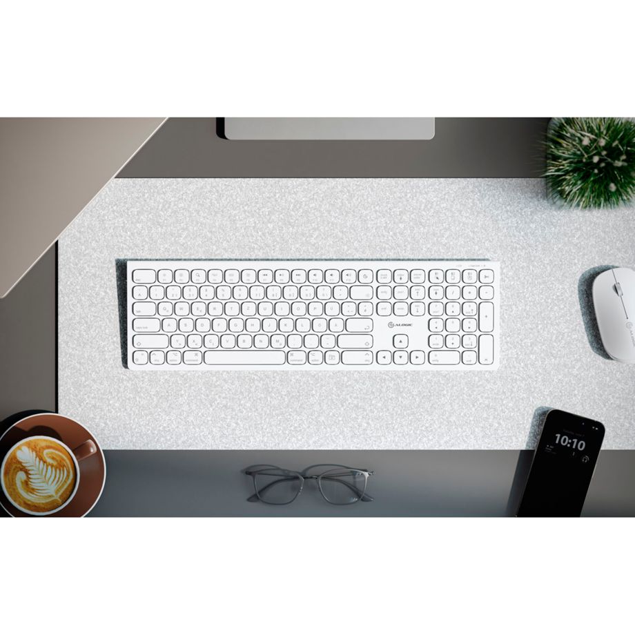 Alogic Echelon Extend Bluetooth Wireless Keyboard (German) White