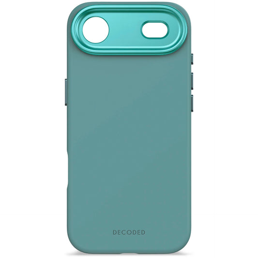 Decoded AntiMicrobial Silicone Backcover iPhone 17 Air Retro Blue