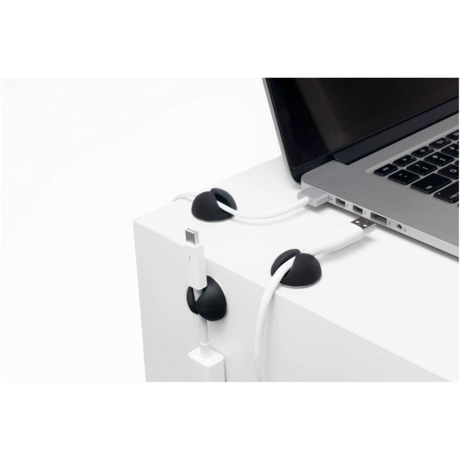 Bluelounge CableDrop 6er Pack, schwarz