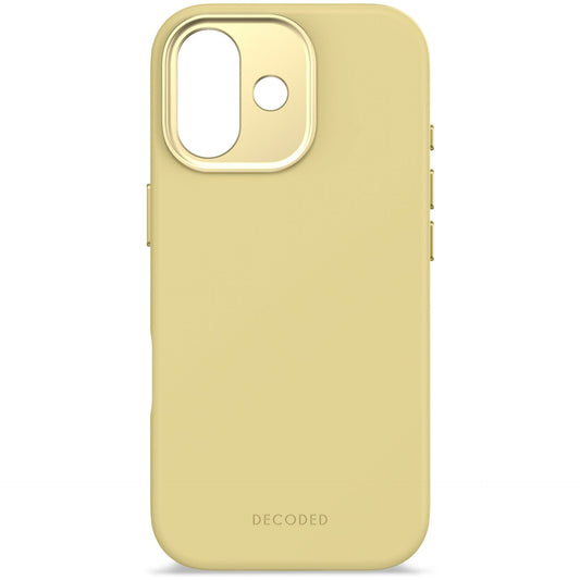 Decoded AntiMicrobial Silicone Backcover iPhone 17 Yuma Yellow