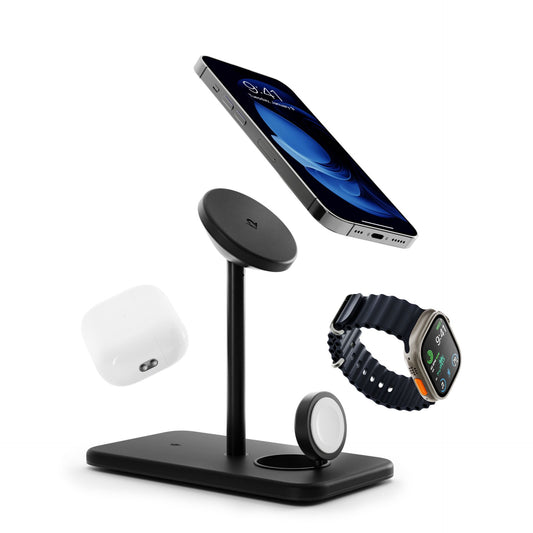 Twelve South HiRise Deluxe Magnetic 3-in-1 Wireless Charging Stand