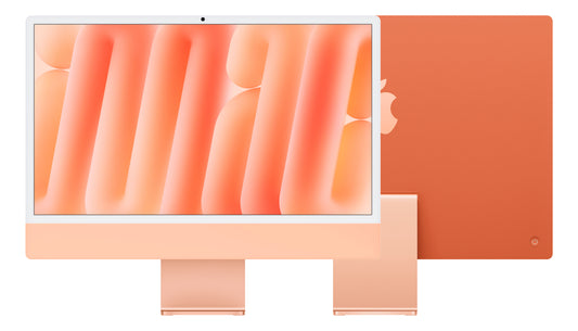 iMac 24" mit 4.5K Retina Display, M4 Chip 10-Core CPU und 10-Core GPU, 16GB, 256GB SSD, orange