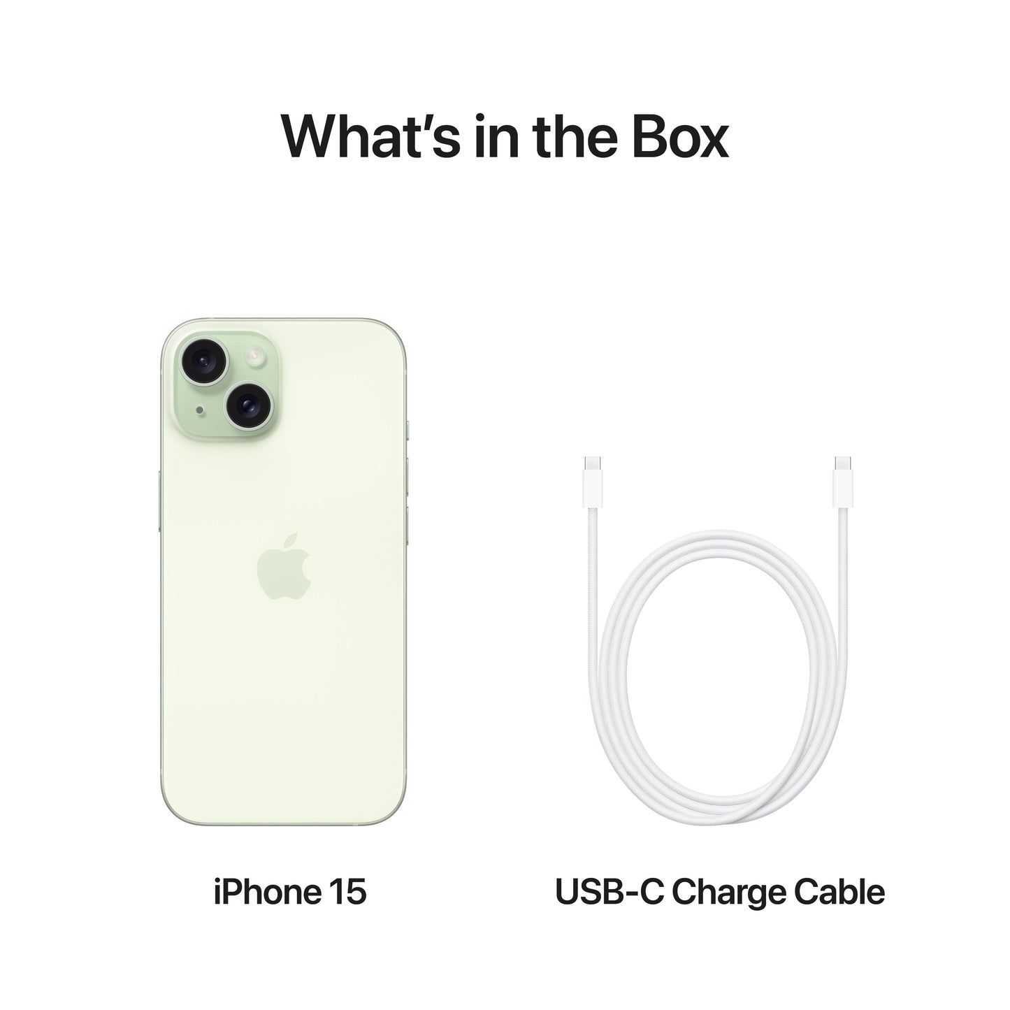 iPhone 15, 256GB, green