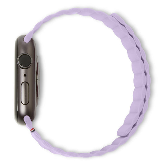 Decoded - Silicone Magnetic Traction Strap Lite | Für Apple Watch 49/45/44/42mm | Lavender