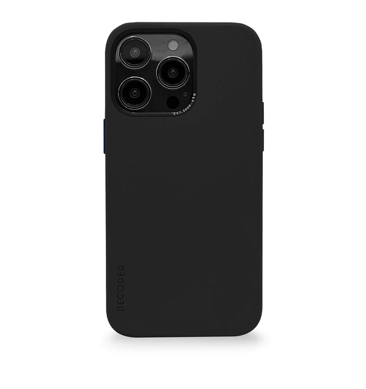Decoded - AntiMicrobial Silicone Backcover | iPhone 14 Pro (6.1 inch) - Charcoal