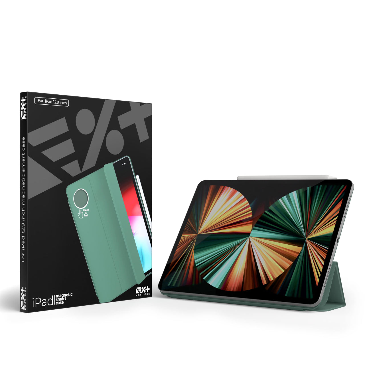 NEXT.ONE Magnetisches Smart Case für iPad Pro 12,9" 3. Generation und neuer - Grün