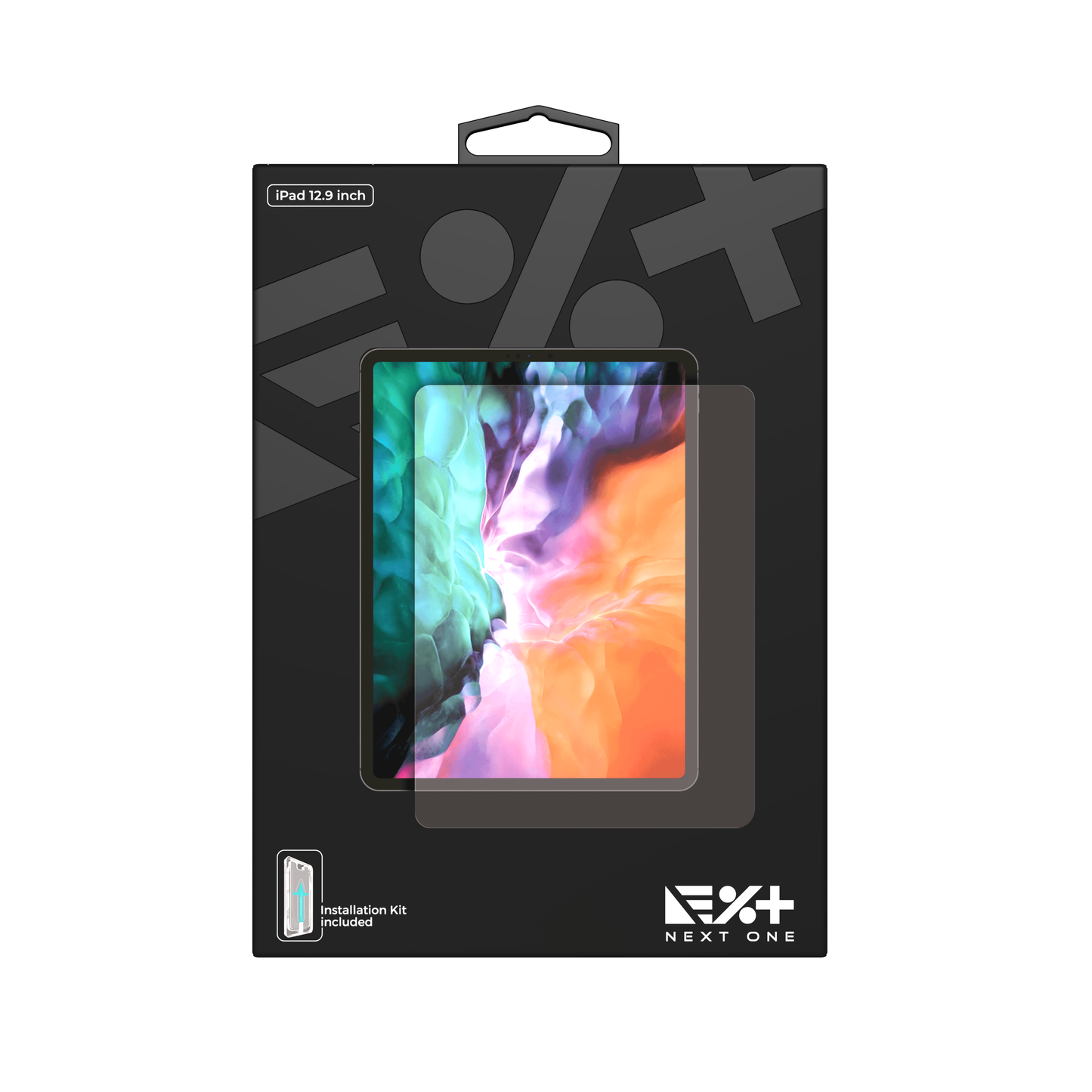 NEXT.ONE iPad Schutzglas mit Anbringhilfe - iPad pro 12,9" 3. Generation und neuer