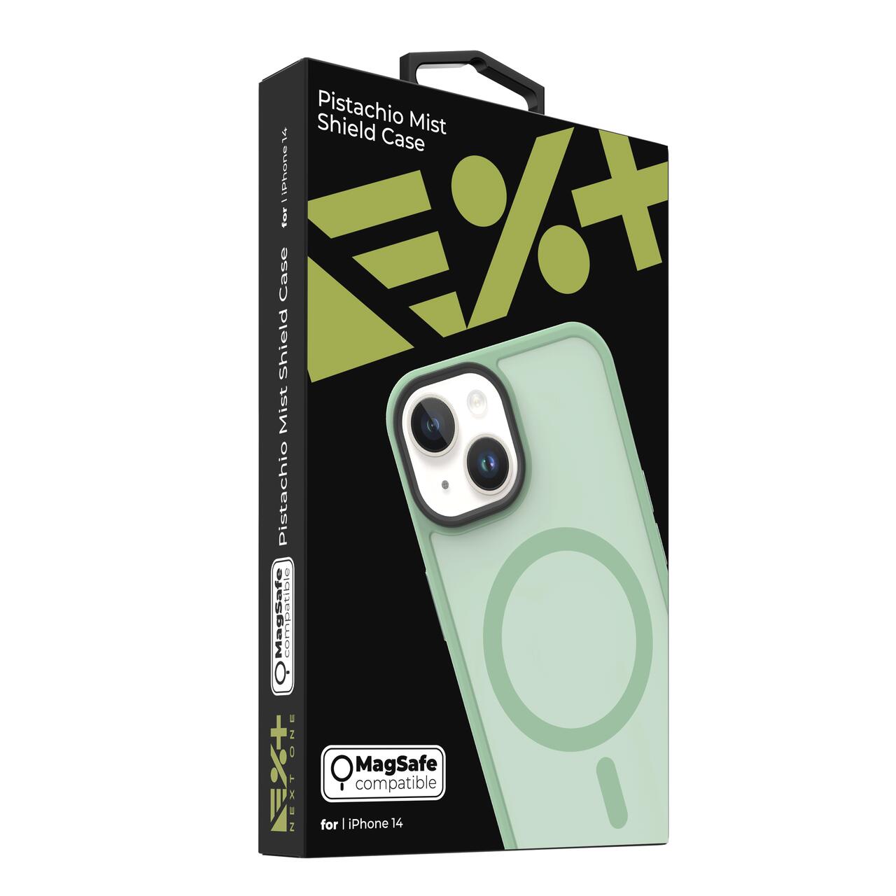 NEXT.ONE MagSafe Mist Shield Case - Pistachio - iPhone 14