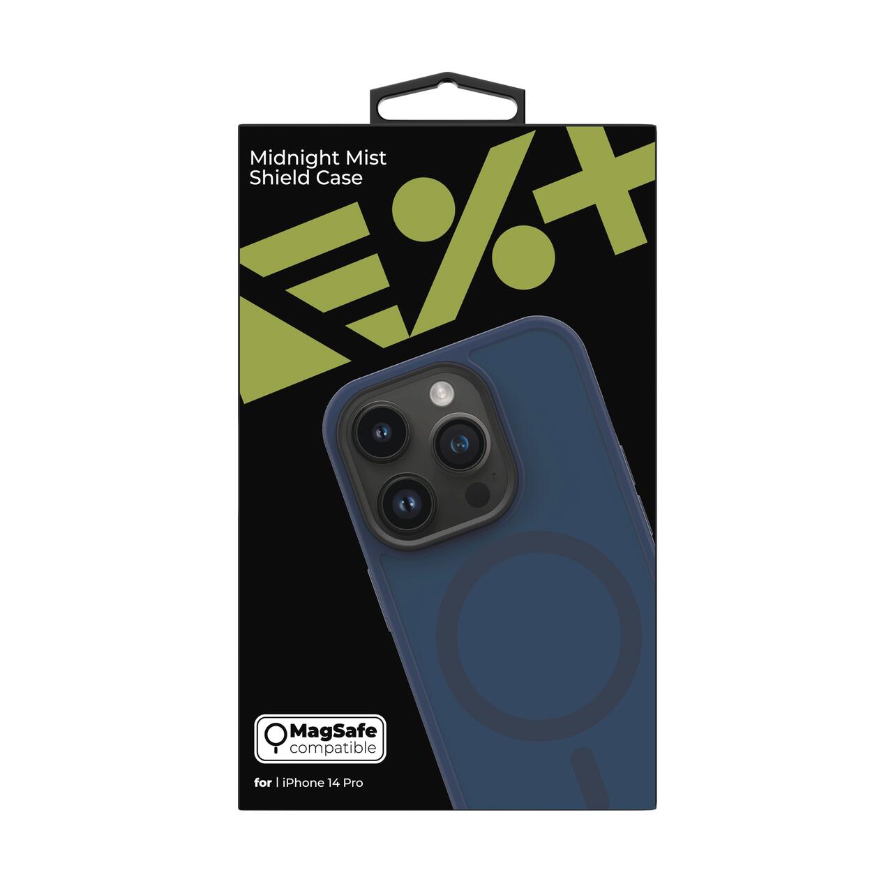 NEXT.ONE MagSafe Mist Shield Case - Midnight - iPhone 14 Pro