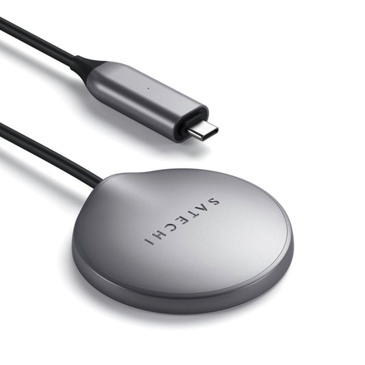 Satechi Magnetic Wireless Charging Cable space gray