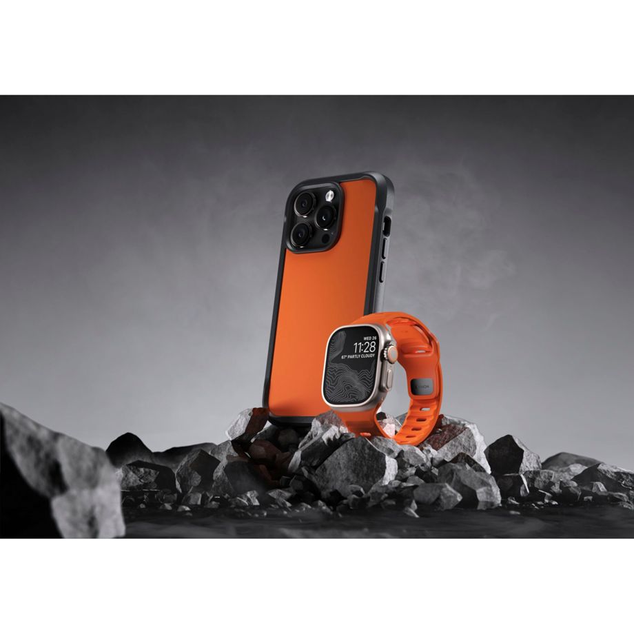 Nomad Rugged Case iPhone 14 Pro Max Ultra Orange