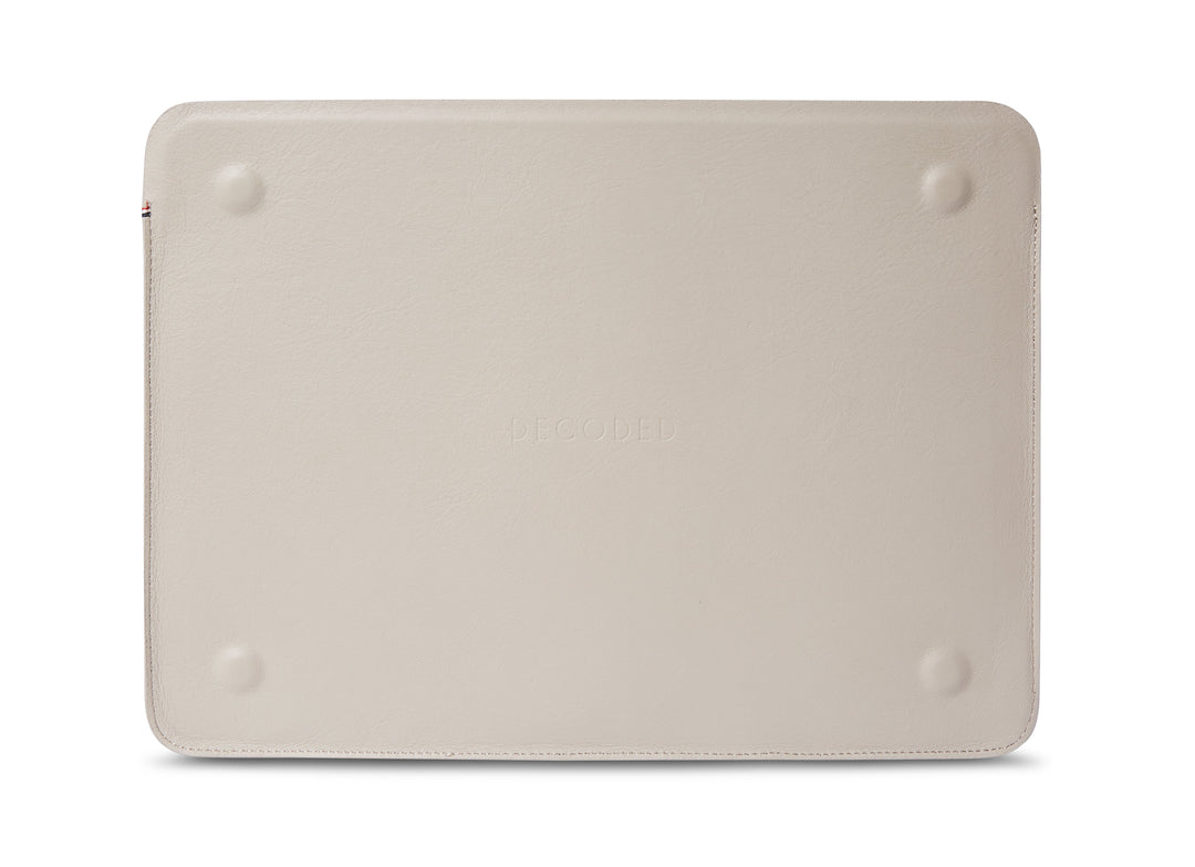 Decoded - Leather Frame Sleeve for Macbook 13 inch - Clay