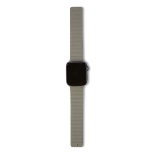 Decoded - Silicone Magnetic Traction Strap | Für Apple Watch 41/40/38mm | Olive