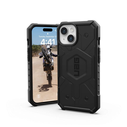 UAG Urban Armor Gear Pathfinder MagSafe Case | Apple iPhone 15 | schwarz