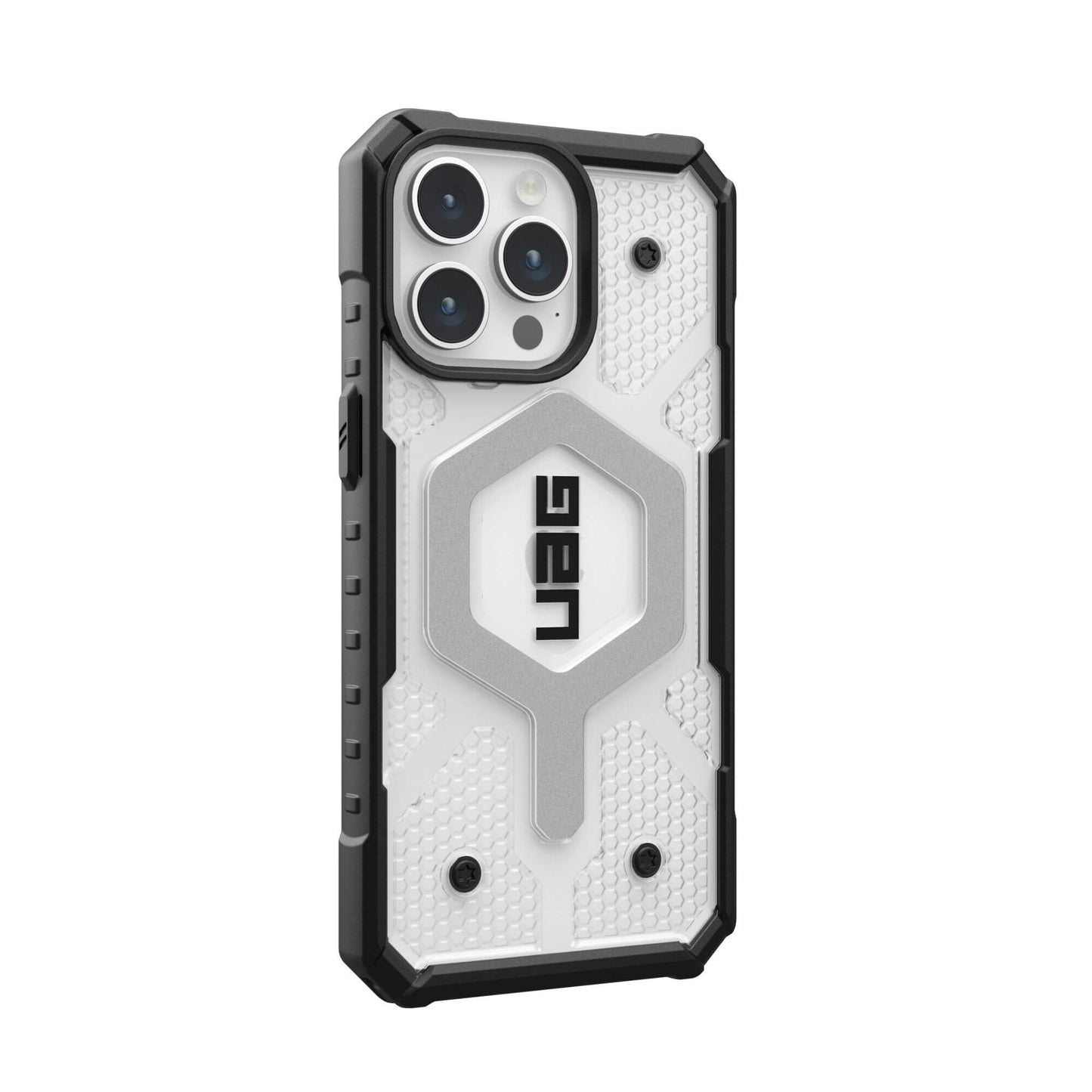 UAG Urban Armor Gear Pathfinder MagSafe Case | Apple iPhone 15 Pro Max | ice (transparent)