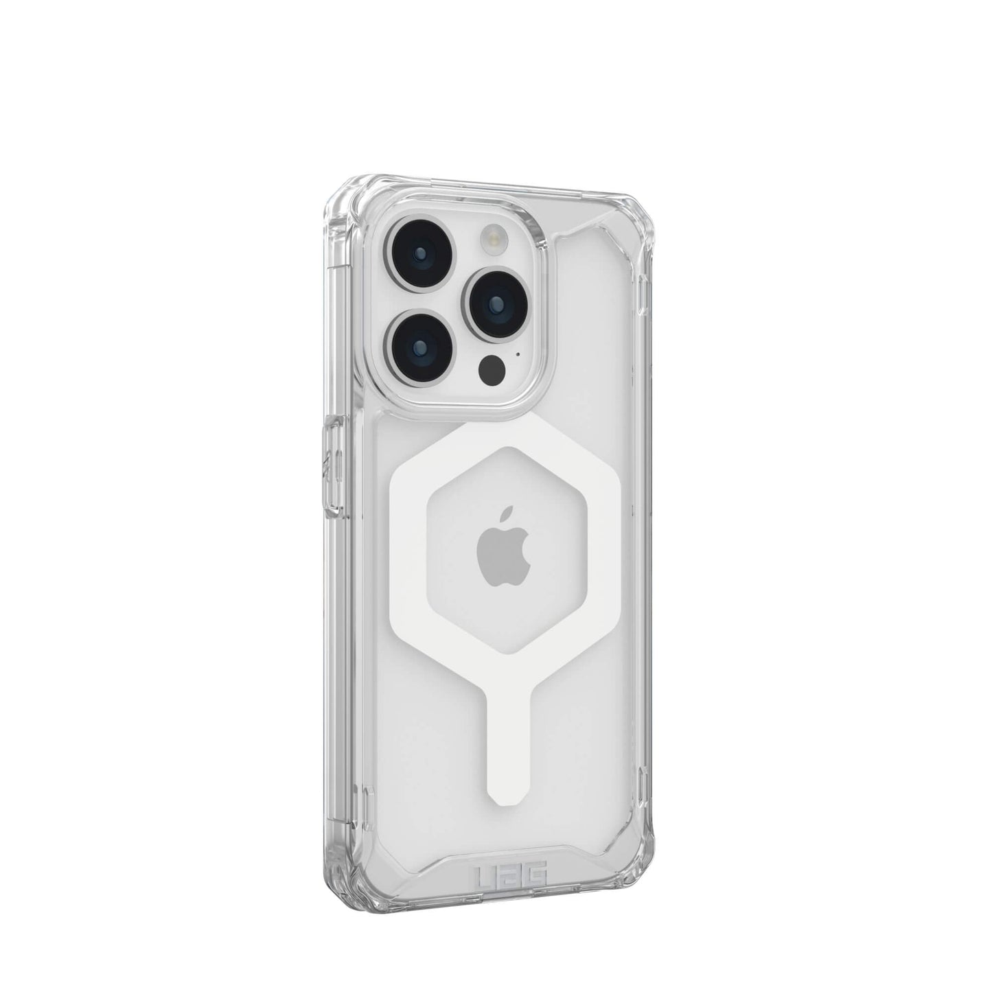 UAG Urban Armor Gear Plyo MagSafe Case | Apple iPhone 15 Pro | ice (transparent)/weiß