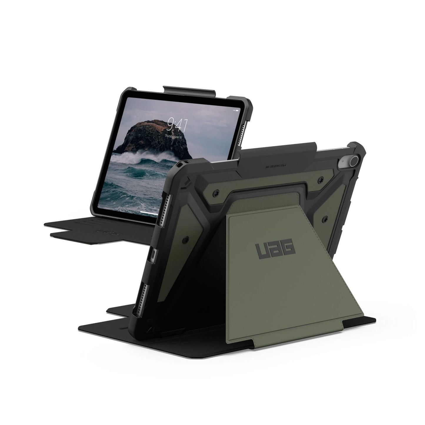 UAG Urban Armor Gear Metropolis SE Case | Apple iPad Air 11" (2024) & Air 10,9" (2022 & 2020) | olive | 124473117272