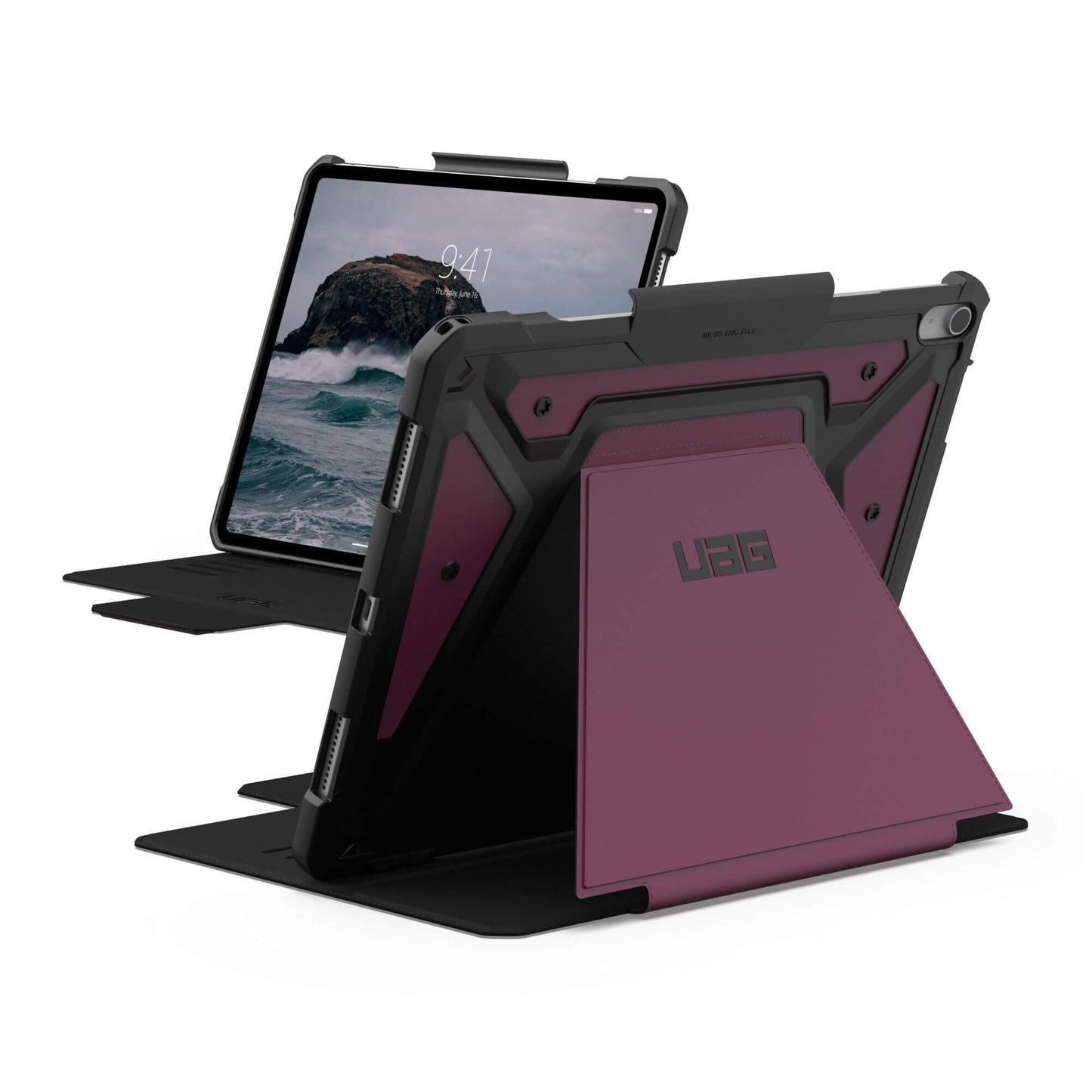 UAG Urban Armor Gear Metropolis SE Case | Apple iPad Air 13" (2024) | bordeaux | 124472119049