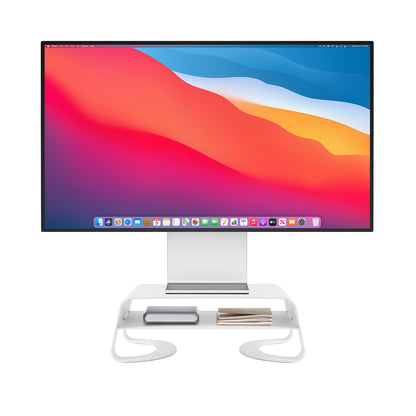 Twelve South Curve Riser Metall Ständer für iMacs und Displays, weiß