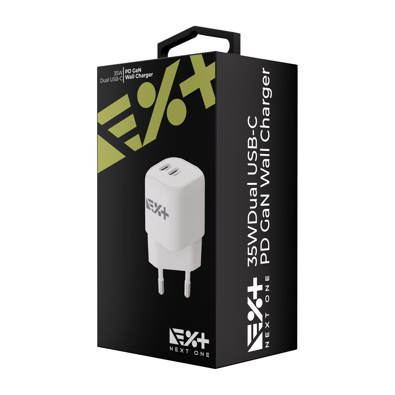 NEXT.ONE 35W USB-C GAN Power Adapter