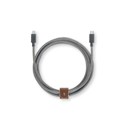 Native Union Belt Lightning auf USB-C Kabel 3m, zebra