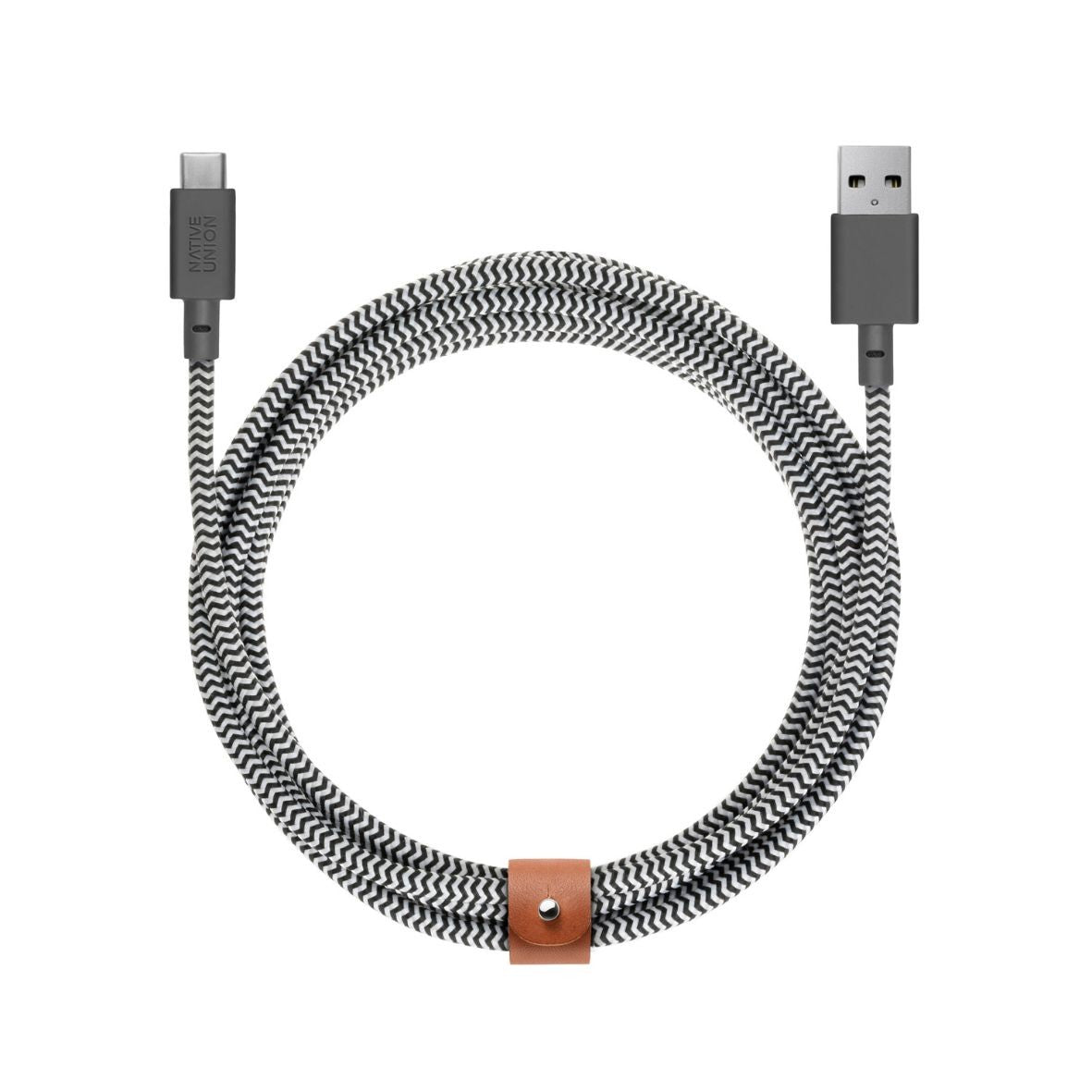 Native Union Belt USB-A auf USB-C Kabel 3m, zebra